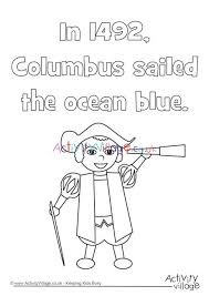 Online printable coloring sheets even if can be quickly delivered at the reception desk. Christopher Columbus 1492 Colouring Page