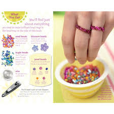 Be careful not to pull the stringing material too tight. Klutz Brilliant Bead Rings Book Kit Johnson Anne Akers 8601400789346 Amazon Com Books