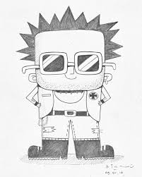 Gambar mewarnai spongebob untuk anak tk, paud dan sd beserta contoh gambar kartun spongebob, cara mewarnai spongebob, warna spongebob dan cara menggambar. Ide 38 Gambar Karakter Sketsa