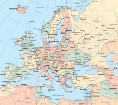 Interaktive europakarte und reliefkarte mit topografie europas. Evropa Karta Sveta