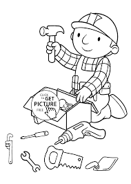 These free, printable summer coloring pages are a great activity the kids can do this summer when it. Preparing Tools Coloring Pages For Kids Printable Free Bob The Coloring Library