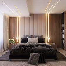Make it modern by adding a fuzzy stool, a glam lamp, a retro chair. Master Bedroom Ideas Luxury Bedroom Design Luxury Bedroom Master Modern Minimalist Bedroom