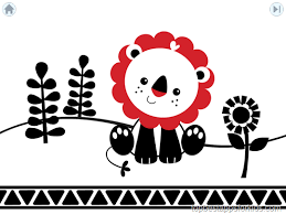 Black And White Objects For Kids Fisher Price Baby Apps Toddlers Baby Play Activities Baby Apps Baby Flash Cards