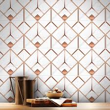 Wall Vinyl Tile Stickers For Kitchen Bathroom Or Backsplash Etsy Copper And Marble Tile Decals Vinyl Tile