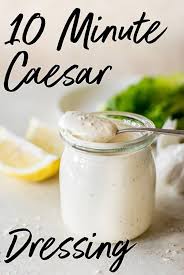 Easy Caesar Salad Dressing Recipe Homemade Caesar Salad Dressing Easy Caesar Salad Dressing Food Processor Recipes