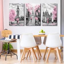 Theukfactory 5 out of 5 stars (570) $ 9.91. Buy Large Wall Art For Bedroom Living Room Bathroom Black And White Paris Decor Print For Girls Rooom Pink Paris Theme London Big Ben Tower Eiffel Tower Painting Online In Vietnam B07vwpjj93