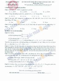Đề thi toán lớp 10 của hà nội năm 2021 được đánh giá khá nhẹ nhàng Ä'á» Thi Tham Kháº£o Vao 10 Mon Toan Sá»Ÿ Gd Ä't VÄ©nh Phuc NÄƒm Há»c 2020 2021
