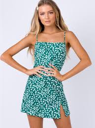 Jade Basin Mini Dress Green Princess Polly Mini Dress Green Dress Fashion