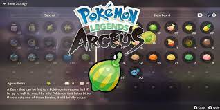 Pokemon Legends: Arceus - How to Farm Aguav Berries