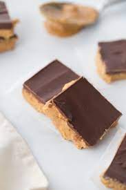 Best No Bake Keto Peanut Butter Chocolate Bars Recipe Peanut Butter Chocolate Bars Chocolate Bar Recipe Keto Dessert Recipes