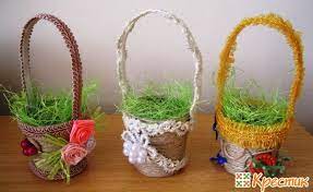 А еще ребята готовят поделки на уроках труда и в. Pashalnye Podelki Svoimi Rukami Pashalnaya Korzinka Svoimi Rukami Pashalnye Podelki Pashalnye Korzinki