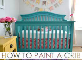 How To Paint A Crib Baby Crib Painting Project Nursery
