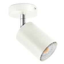 Mit deckenstrahlern & deckenspots kannst du das licht in deinem wohnzimmer genau so ausrichten, wie es dir gefällt. Led Deckenstrahler 1 Flammig Wandspot In Weiss Schwenkbar Inkl Led Gu10 6w Warmweiss