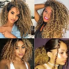 How to fix extremely damaged hair at home | hair hacks for damaged hair ! Buy Kemy 8 Inch Kinky Curly Human Hair Bundles Ombre Weave 1pcs For Bob Hairstyle 2 Tone Dark Root To Honey Blonde Ombre Hair Extension For Black Women 8 Inch Online In Indonesia B08v17qny1