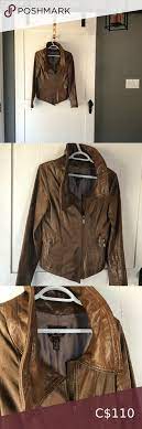 Danier Leather Jacket Excellent Used Condition Super Soft Italian Leather Soft Medium Cocoa Brown With An Aged Look Has Some Sp Leather Jacket Jackets Fashion