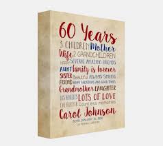 Birthday Wishes For 60 Year Old Lady 60th Birthday Gift For Mom Woman Turning 60 Years Old Mother Etsy Mother Birthday Gifts Mom Birthday Gift 60th Birthday