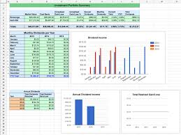 Dividend Stock Portfolio Tracker With Transactions Page