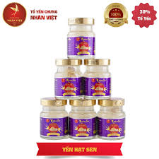 Yến Sào Chưng Hạt Sen Nhân Việt 30% Yến