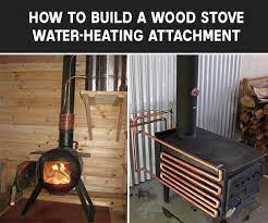 How To Build A Wood Stove Water Heating Attachment Shtfpreparedness Wood Stove Wood Stove Water Heater Water Heating