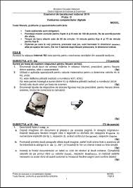Prima sesiune a bacului incepe pe 3 iunie cu proba de evaluare a competentelor lingvistice de comunicare orala in limba romana. Subiecte Bac 2019 CompetenÅ£e Digitale Modele Pentru Proba OralÄƒ De La Bacalaureat
