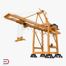 Container Handling Gantry Crane 3d Model Rigged Gantry Crane Model Trains Model Train Layouts