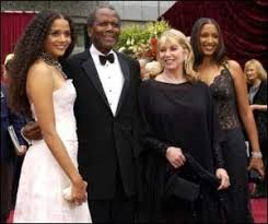 Sidney poitier has 5 grandchildren, and 3 great grandchildren. Sidney Poitier Wife And Daughters Sydney And Anika Celebrity Families Celebrity Couples Famous Couples