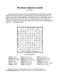 We did not find results for: 3 Puzzle Edgar Allan Poe The Raven Adjective Search Vocabulary Crossword