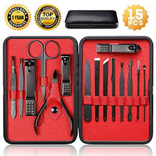 These best selling manicure pedicure kits reviewed by team of. Buy Nail Clippers Sets High Precisio Stainless Steel Nail Cutter Pedicure Kit Nail File Sharp Nail Scissors And Clipper Manicure Pedicure Kit Fingernails Toenails With Portable Stylish Case Black Online In