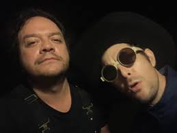 Garrett T. Capps and I both trying our best to be grateful for it.