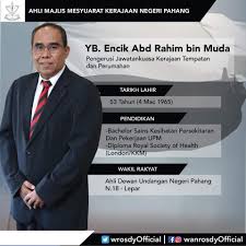 Pejabat ahli majlis mesyuarat kerajaan negeri selangor, tingkat 5, bangunan ssaas, 40503 shah alam, selangor tel : Abd Rahim Muda Ahli Majlis Mesyuarat Kerajaan Negeri ÙÙŠØ³Ø¨ÙˆÙƒ