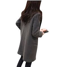 Optimal for deviating rainfall water and. Femme Hiver Melange De Laine Manteau Veste Longue Casual Manteau D Hiver Veste Trench Coat