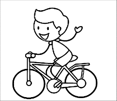 Check out the bike coloring pages to find out others. Bike Riding Coloring Page Coloring Home