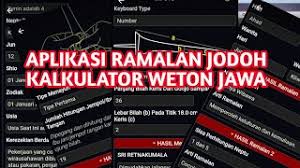 Untuk membuat ramalan jodoh ini, hanya membutuhkan tanggal lahir kamu dan pasangan. Kalkulator Weton Jawa Ramalan Jodoh Menayuh Keris App Ù„Ù€ Android Download 9apps