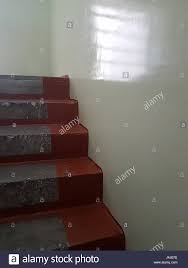 Vintage Cement Stairs On The Sides Light Grey Walls Siding Paint Grey Walls