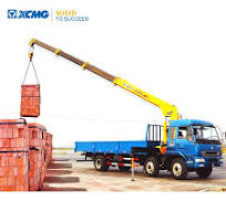 Used XCMG 8ton Truck Loader Straight Arm Truck Mounted Crane for Sale