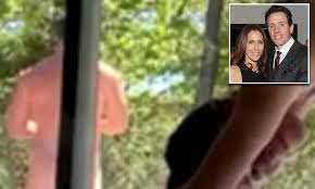 Chris cuomo was also copied on a series of emails from governor cuomo's communication director and chief of staff on how to handle the sexual allegations made by charlotte bennett. Chris Cuomo Is Allegedly Caught Naked In Background Of His Wife Cristina S Yoga Video Daily Mail Online