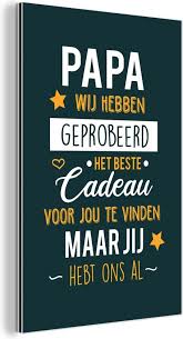 We hebben de beste cadeaus op een rijtje gezet. Bol Com Vader Cadeautjes Papa Jij Hebt Ons Al Aluminium 20x30 Cm Vaderdag