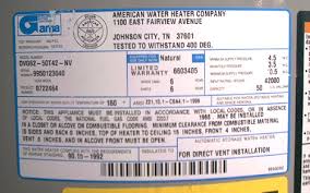 how to find water heater model numbers water heater serial