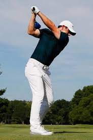 Rory Mcilroy Wearing Nike Lunar Control 4 Golf Shoes In White Wolf Grey White Black Nike Mm Fly Swing Knit Strip Rory Mcilroy Celebrity Style Men Nike Classic
