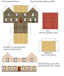 Printable Dollhouse Paper House Template Paper Houses House Template It looks pretty decorative as well, right? printable dollhouse paper house
