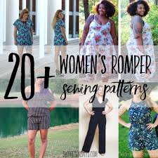 A big list of 30 free printable sewing patterns and tutorials for women, children, accessories, and home projects. 20 Women S Romper Sewing Patterns Swoodson Says
