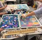 Marbling Art Class
