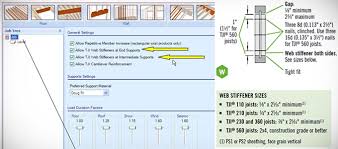 Tji Joist Reactions Web Stiffeners Requirements Forte