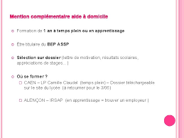 Notez régulièrement dans un cahier vos missions, les informations récoltées, vos recherches. Apres Mon Bac Pro Assp Je Peux Entrer