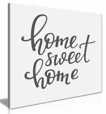 For the wall in your home, waiting is all the same: Home Sweet Home Wall Decor Canvas Wall Art Picture Print Ebay