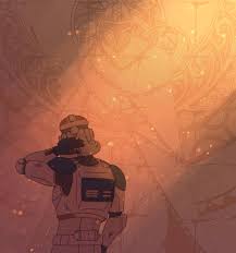 Clone Trooper Dini stumbles upon a mural dedicated to Mandalore the  Indomitable during the Siege of Mandalore, and is engulfed by the weight of  heritage and history of the Mandalorians. A weight