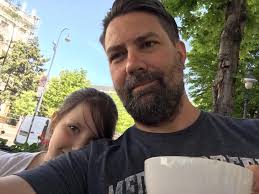 Afternoon pause for cappuccino and chocolate