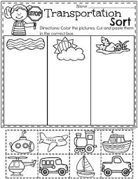 Transportation Worksheets Planning Playtime Transportation Preschool Preschool Transportation Worksheets Kindergarten Transportation