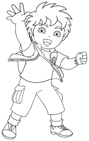 Also check out our other cartoon coloring pages with a variety of drawings to print and paint. Free Printable Diego Coloring Pages For Kids