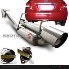 We offer a full selection of genuine toyota yaris mufflers, engineered specifically to restore factory performance. 07 10 Toyota Yaris 4dr Sedan Axleback Exhaust Muffler